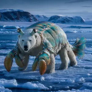 Mantis shrimp + Polar bear